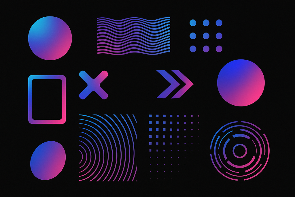 Modular graphic elements for an entertainment tech…