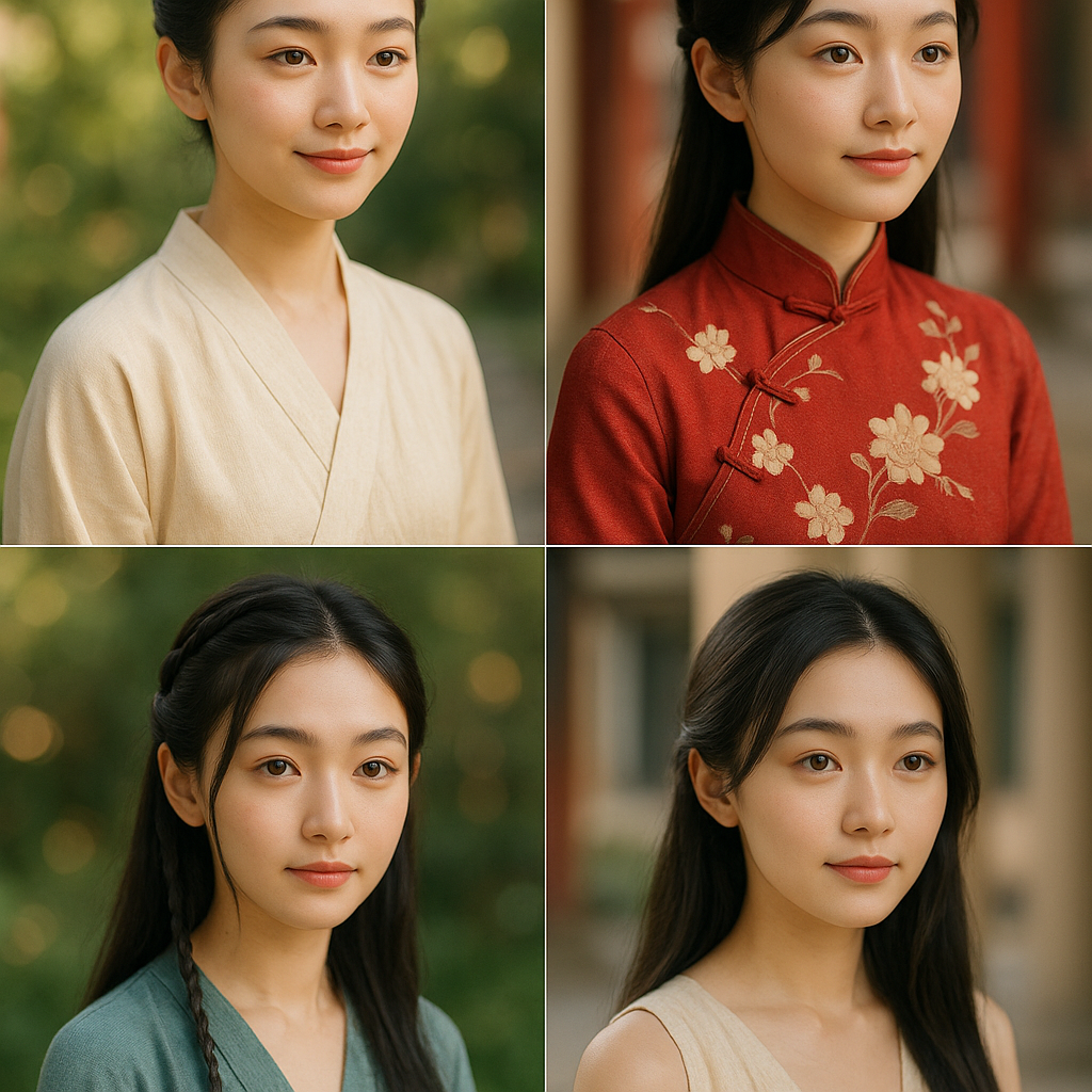 
									A series of portraits featuring beautiful young Ch…