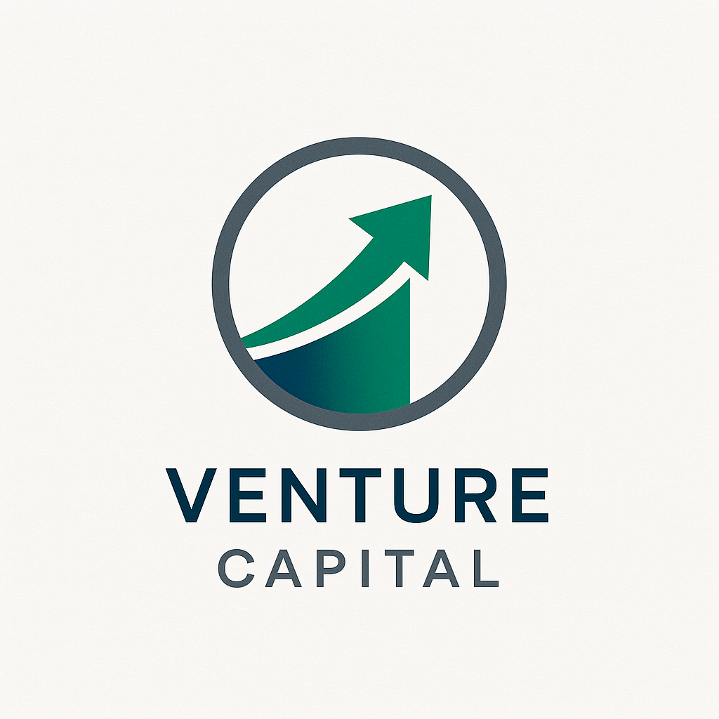 A contemporary logo design for a venture capital f…
